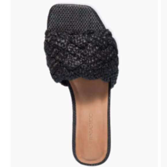 new  BERNARDO Made In Brazil Bali Woven Heel Sandals Light Natural 663mn - Picture 9 of 12